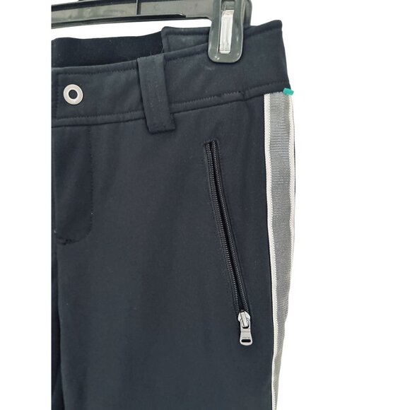 FERA The Perfect Fit Snow Ski Pants Black White Stripe Insulated Size 4 - Picture 3 of 11